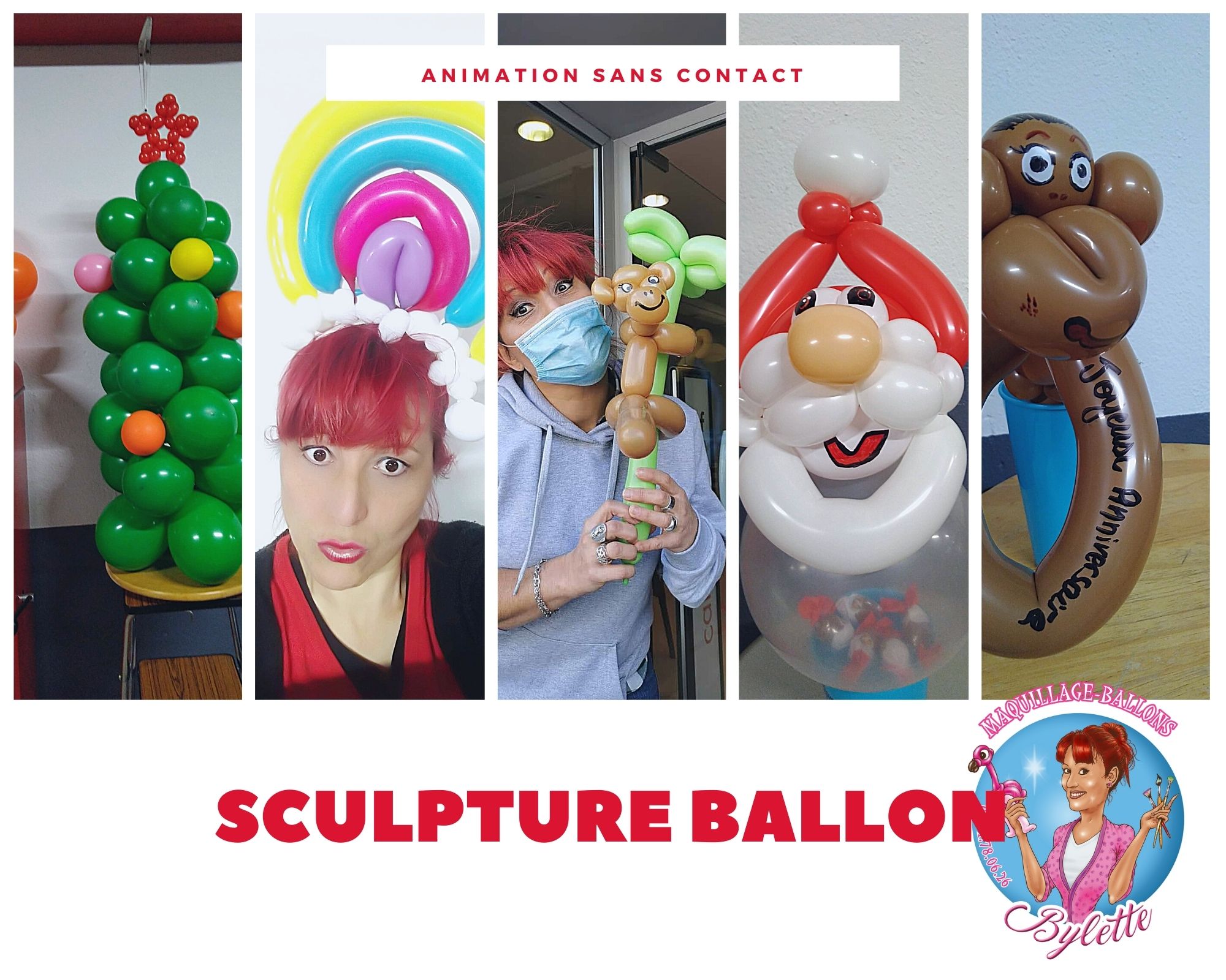 Animation sculpture ballon sans contact